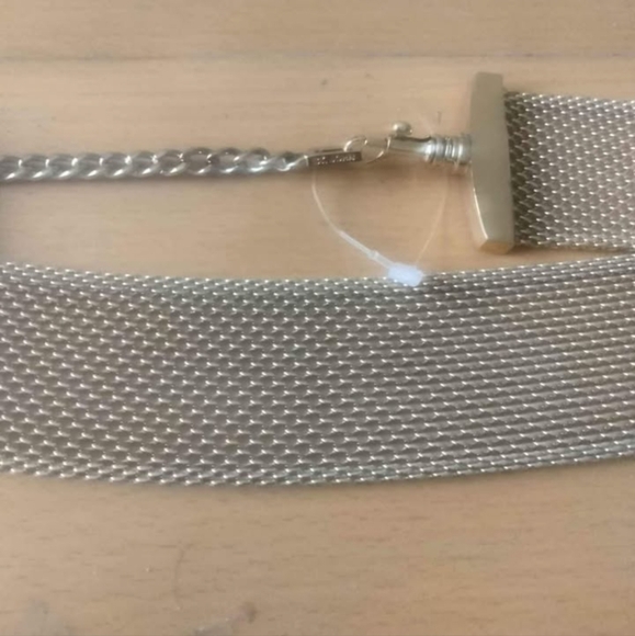 St John mesh chain belt gold tone metal vintage - Picture 4 of 6